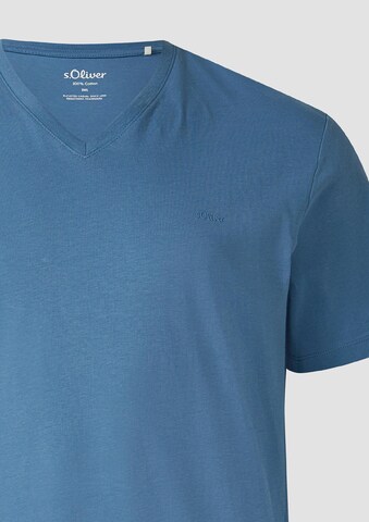 s.Oliver Men Big Sizes Shirt in Blue