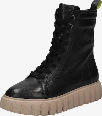 SALAMANDER Šněrovací kozačky – černá: přední strana