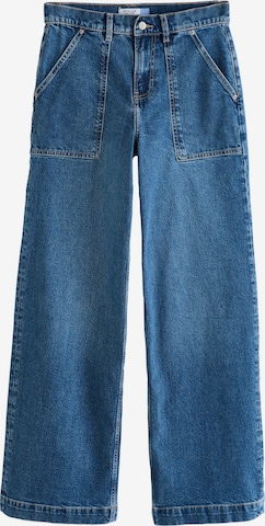 mėlyna Next Plačios klešnės Džinsai: priekis