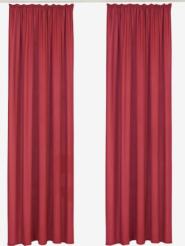 MY HOME Curtains & Drapes in Red: front