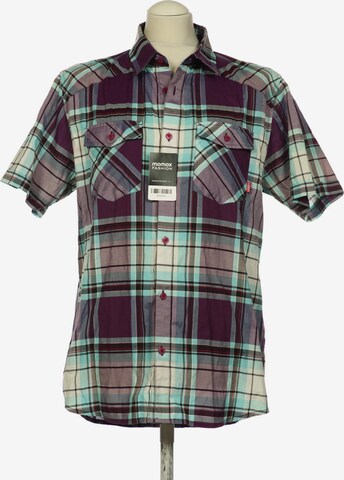 VANS Button Up Shirt in M in Purple: front