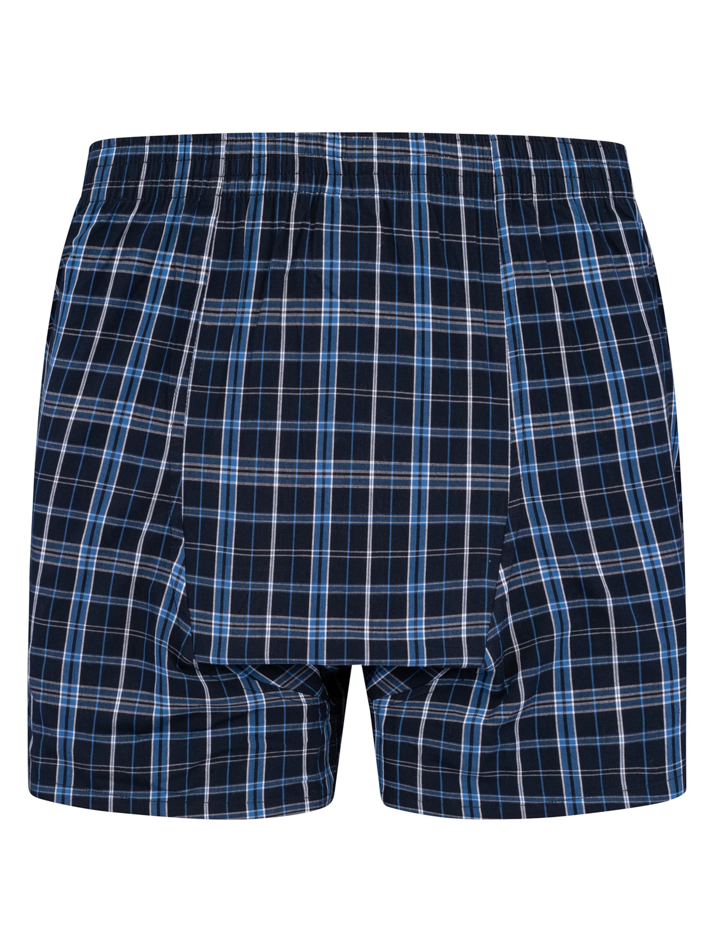 Sugar Pine Boxer ' Mix Karos ' in Blau