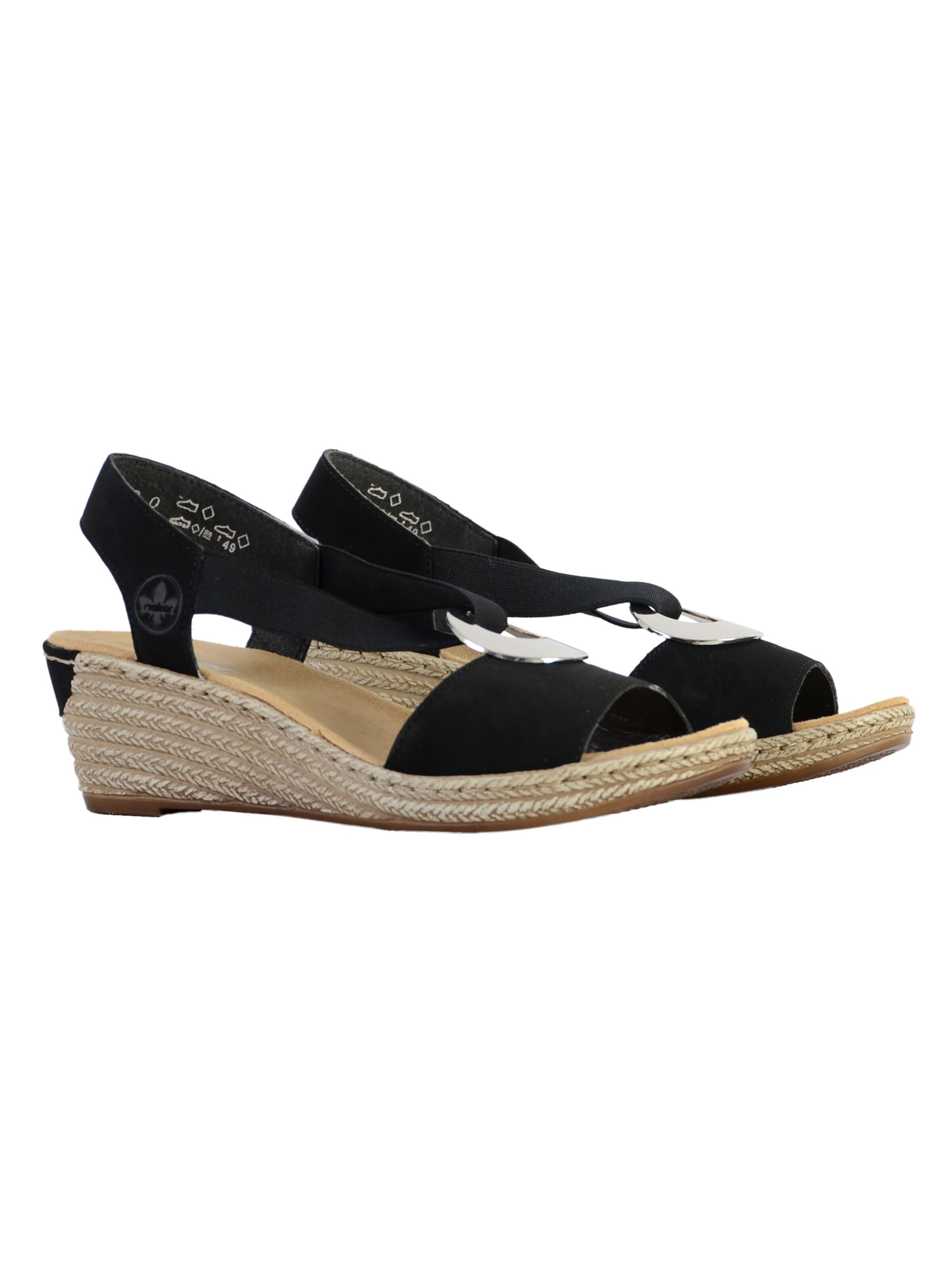Sandales Rieker en noir
