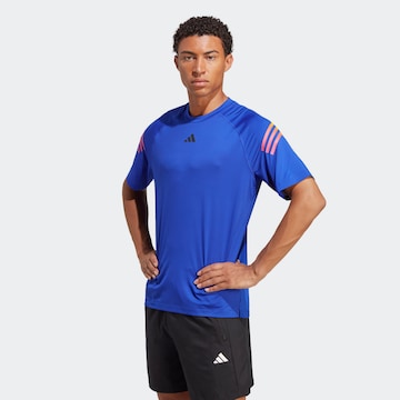 ADIDAS PERFORMANCE Functioneel shirt 'Train Icons' in Blauw: voorkant