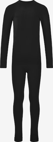 ZigZag Funktionswäsche-Set Gualala in Schwarz: Vorderseite