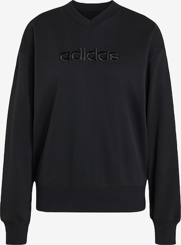 ADIDAS SPORTSWEARSportska sweater majica 'Seasonal Essentials' - crna boja: prednji dio