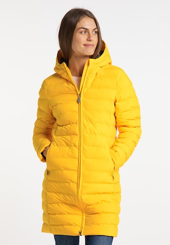 usha BLUE LABEL Winter coat in Yellow: front