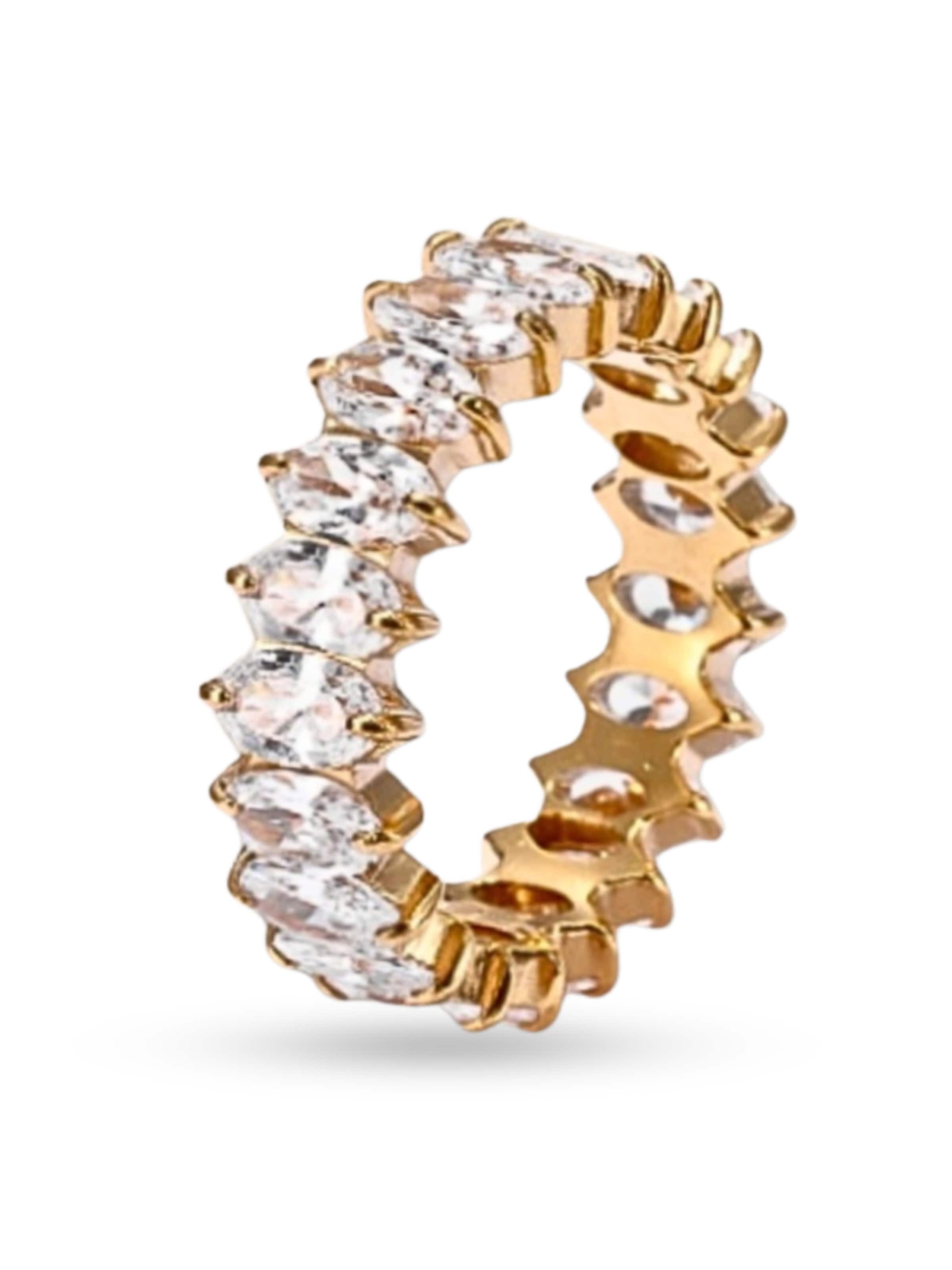 Pure Schmuck Ring 'Twinkle' in Gold: front