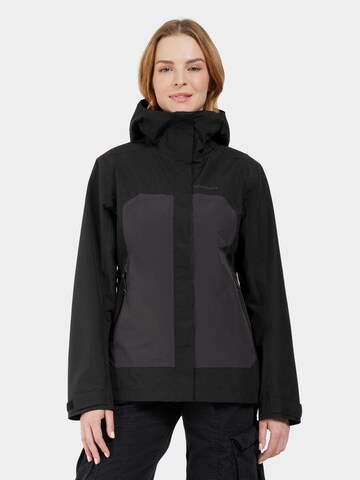 Didriksons Outdoorjacke 'GRIT WNS ' in Schwarz: Vorderseite