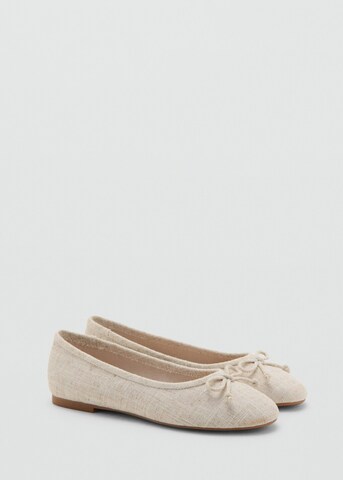 MANGO KIDS Ballet Flats 'Annie' in Beige