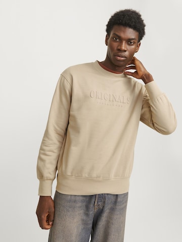 JACK & JONES Sweatshirt in Beige