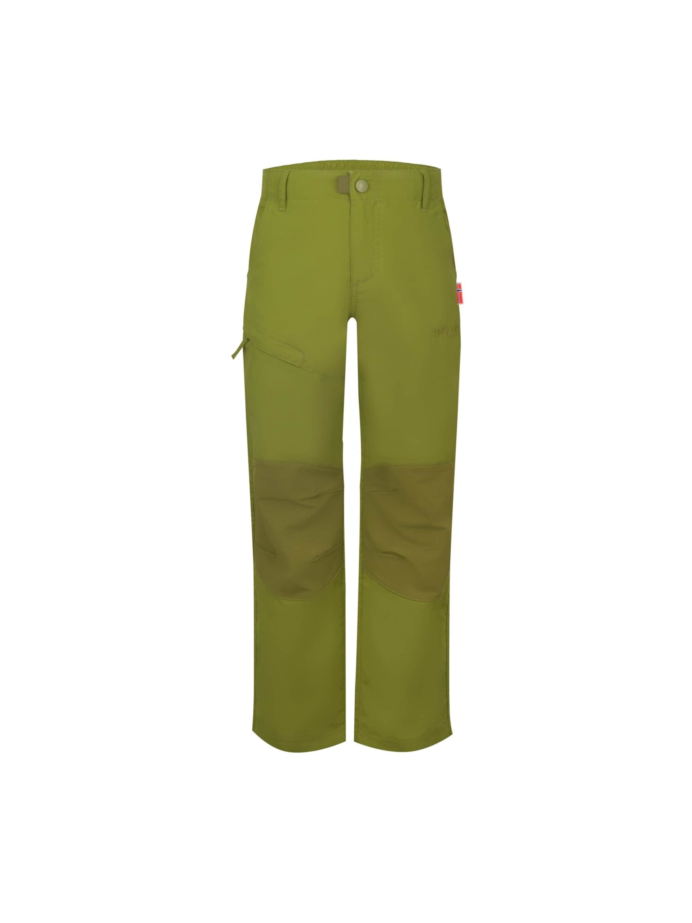 TROLLKIDS Workout Pants in Green: front