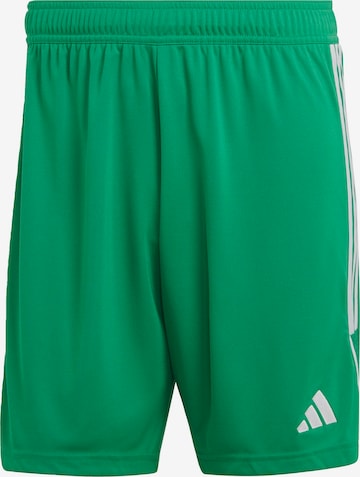 ADIDAS PERFORMANCE Regular Workout Pants 'Tiro 23 League' in Green: front