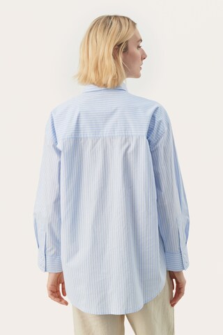 Part Two Bluse 'Savanna' in Blau