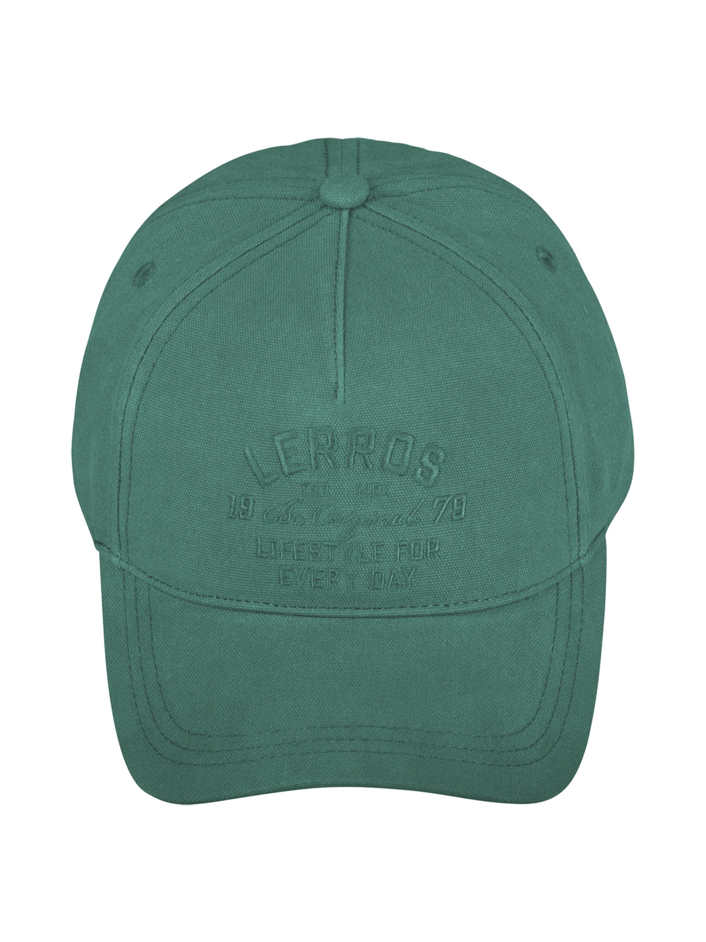 LERROS Unifarbene LERROS-Basecap in Grün