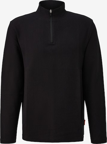 T-Shirt QS en noir : devant