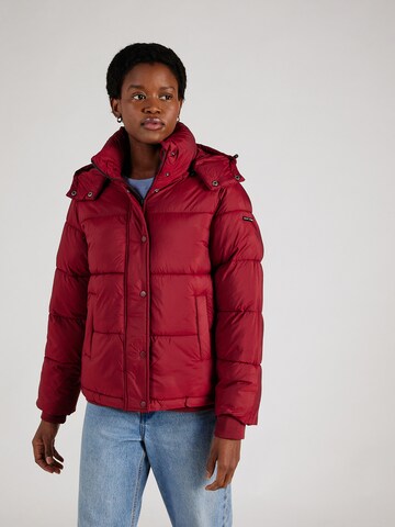 Pepe Jeans Winterjas 'MORGAN' in Rood: voorkant