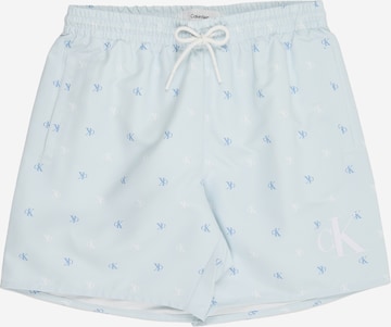 Calvin Klein Swimwear - Bermudas en azul: frente