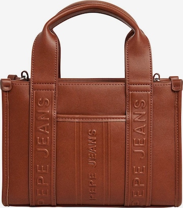 Pepe Jeans Handtasche in Braun: Vorderseite