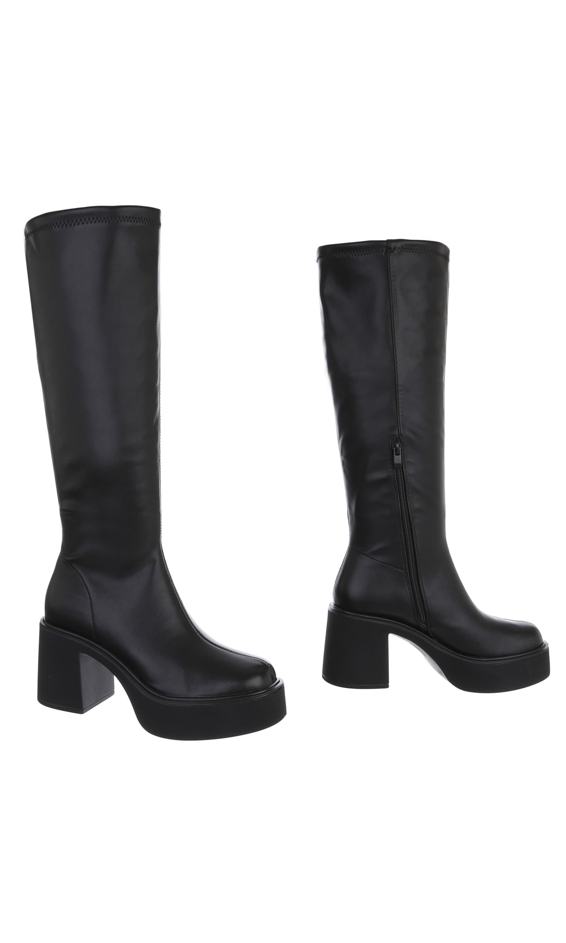 Ital-Design Stiefel in Schwarz