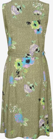 Cream Dress 'Rosina' in Green