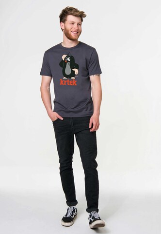 LOGOSHIRT Shirt 'Der Kleine Maulwurf Krtek' in Blauw