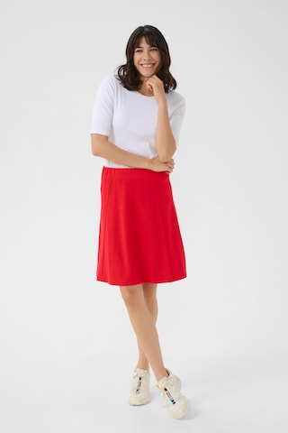 Kaffe Rok 'KAJolen' in Rood