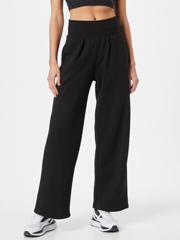 Wide leg Pantaloni 'Classics' de la PUMA pe negru: față