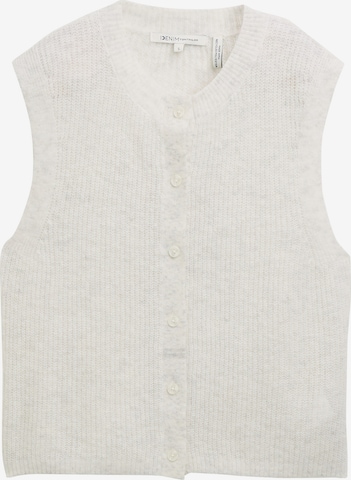 TOM TAILOR DENIM Liivi värissä valkoinen: etupuoli