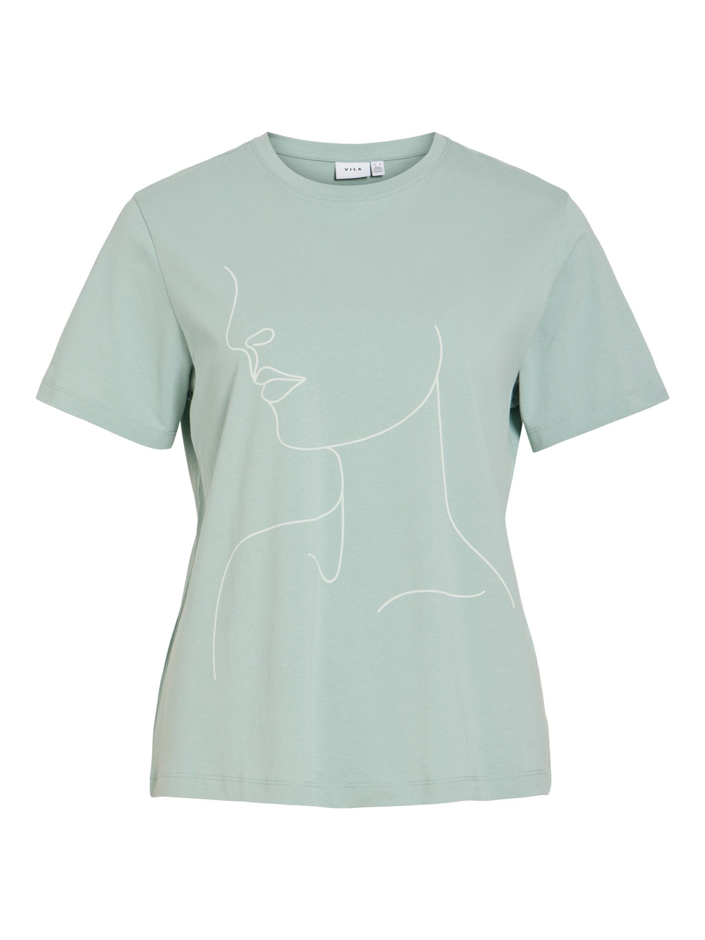 VILA T-Shirt ' VISYBILLA' in Blau: Vorderseite
