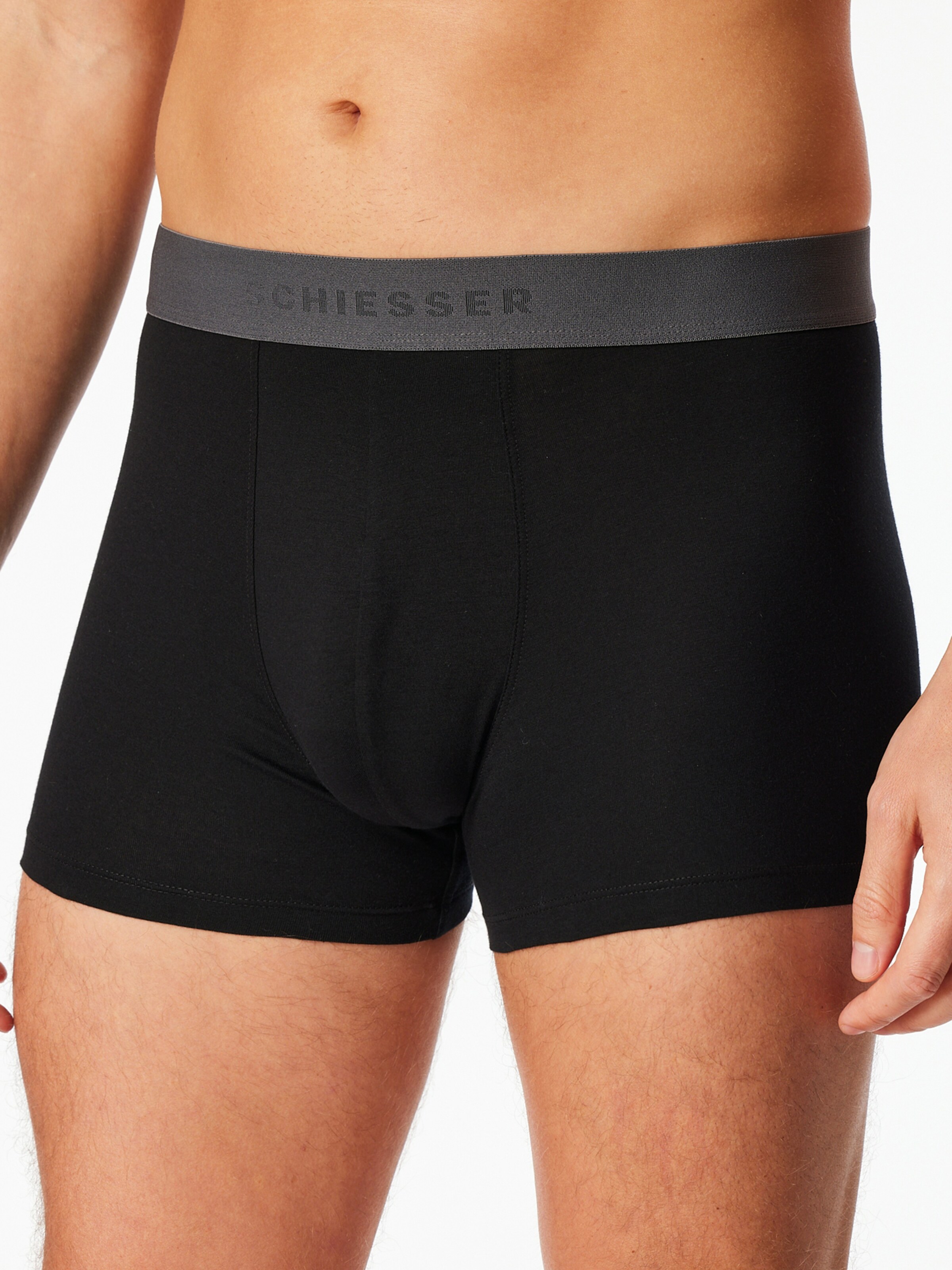 SCHIESSER Boksershorts i sort: forside