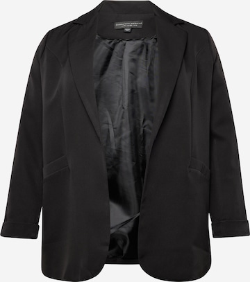 Blazer Dorothy Perkins Curve en noir : devant