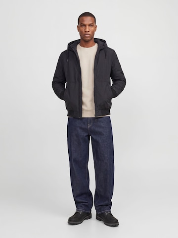 JACK & JONES Sweatshirt 'JJCleveland' in Beige