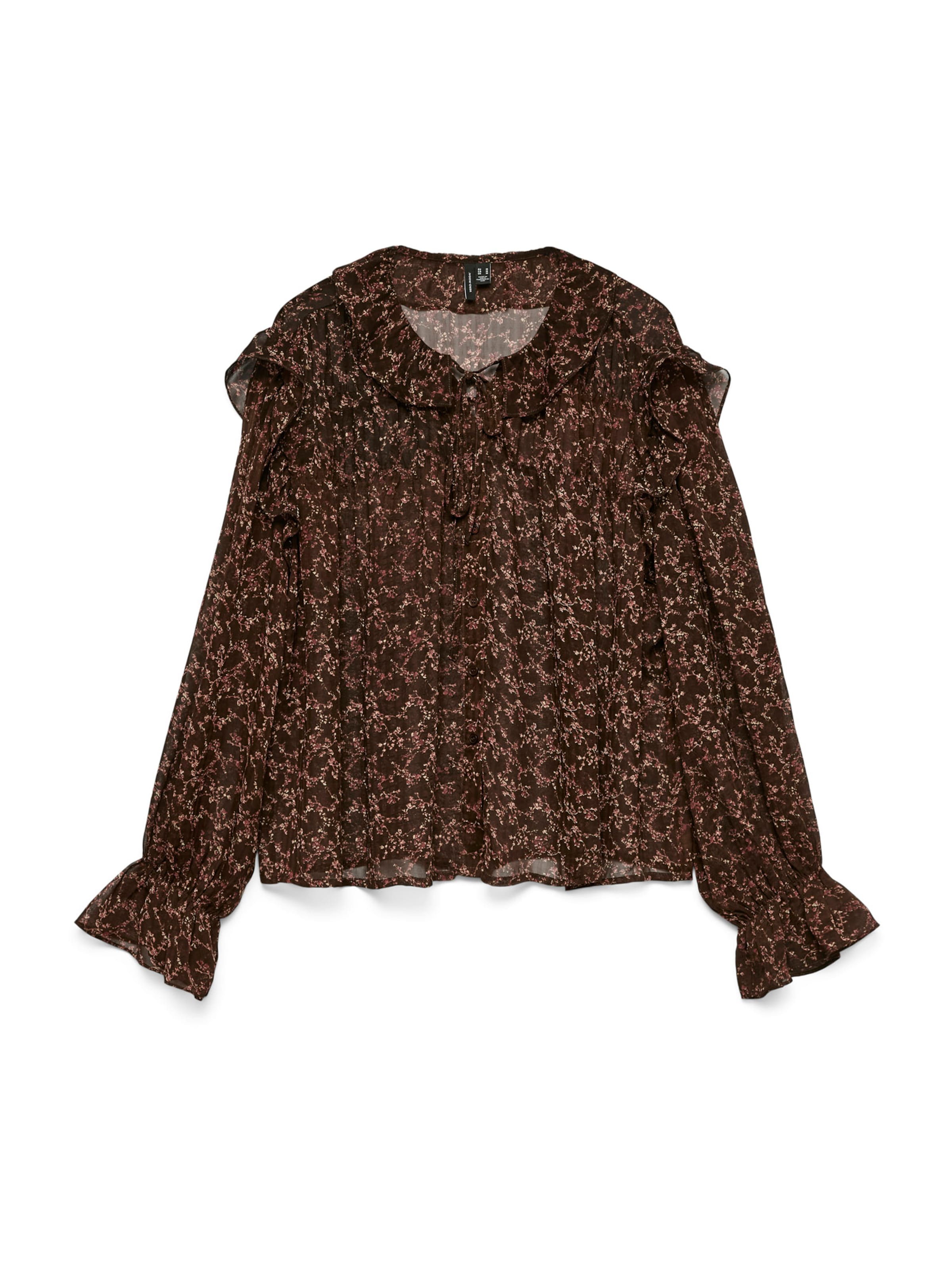 VERO MODA Блузка 'VMPetra' в Коричневый: спереди