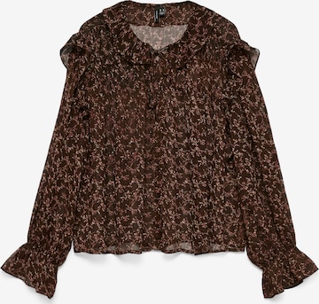 VERO MODA Bluse 'VMPetra' in Braun: Vorderseite