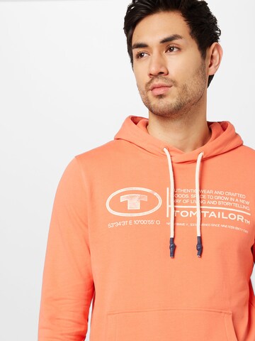 TOM TAILOR Sweatshirt i orange