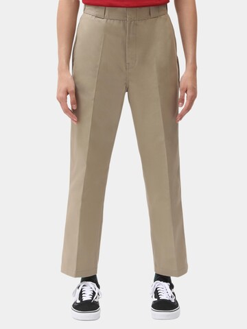 DICKIES Regular Work Pant '874 Cropped' in Beige: Vorderseite