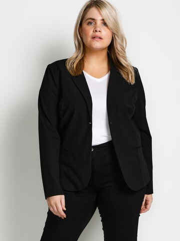 Blazer 'KC Jia' KAFFE CURVE en noir : devant