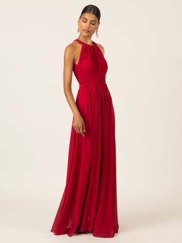 APART Langes Kleid aus Chiffon in Rot