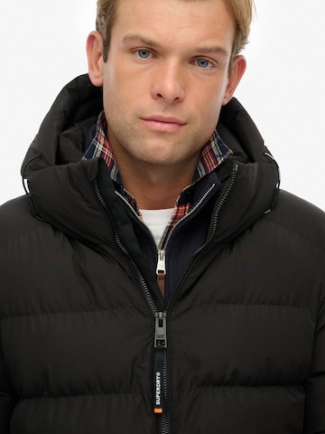Superdry Winterjas in Zwart