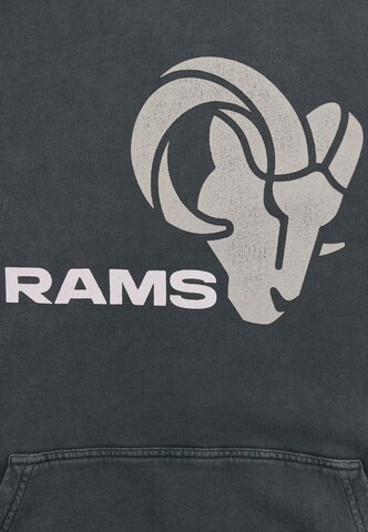 Recovered Sweatshirt 'NFL RAMS MONOCHROME' in Grey