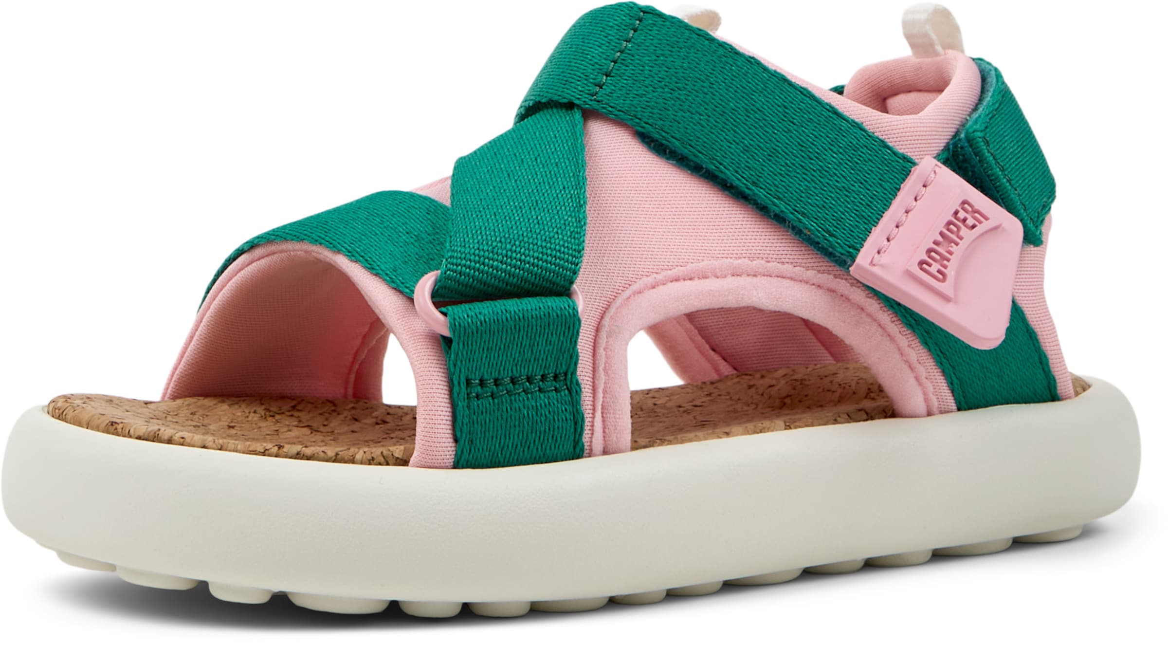 Chaussures ouvertes 'Pelotas Flota' CAMPER en vert : devant