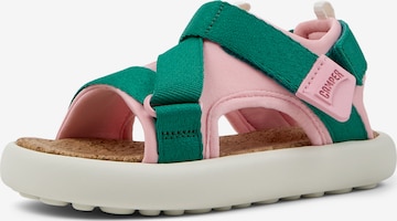 Chaussures ouvertes 'Pelotas Flota' CAMPER en vert : devant