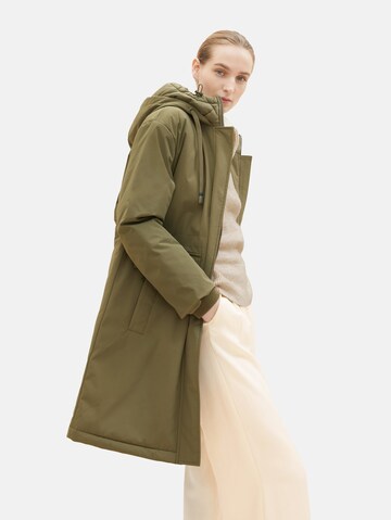 TOM TAILOR Winter Coat in Green