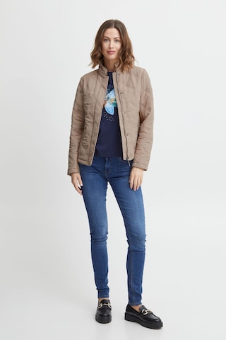 Fransa Between-Season Jacket 'Fay' in Beige