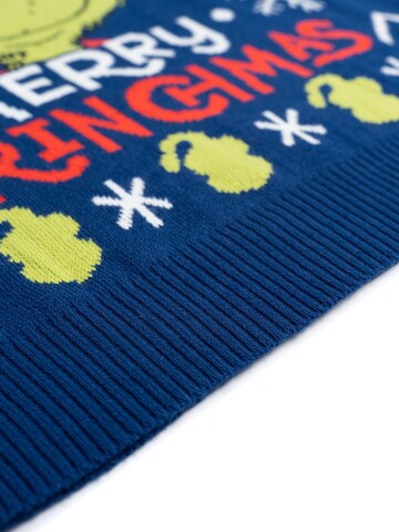 The Grinch Sweater 'Weihnachtspullover Merry Grinchmas' in Blue