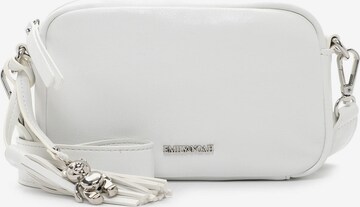 Borsa a spalla ' E&N Beatrix ' di Emily & Noah in bianco: frontale