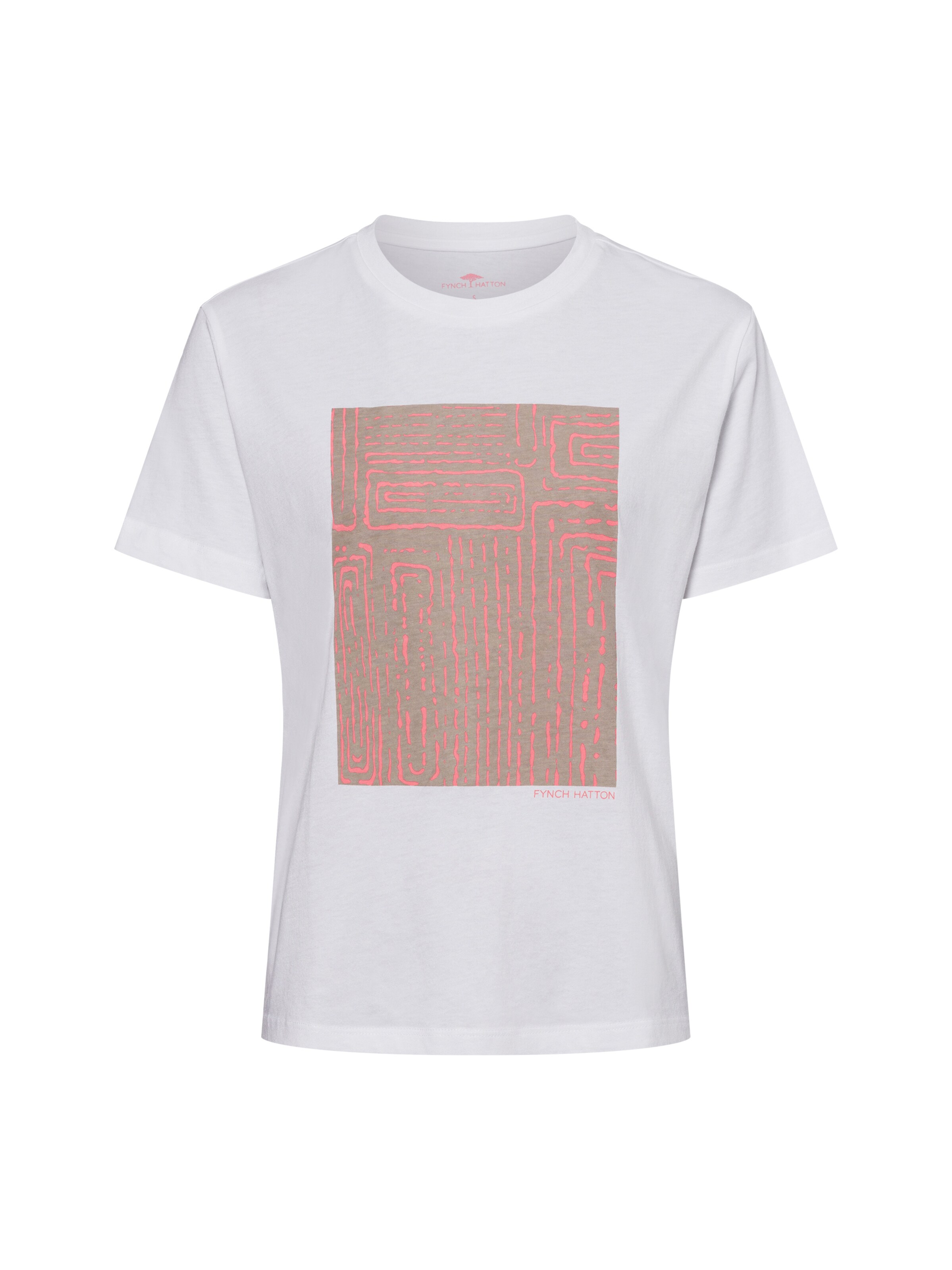 FYNCH-HATTON Shirt ' ' in White: front