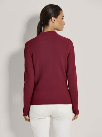 MADELEINE Gebreid vest in Rood