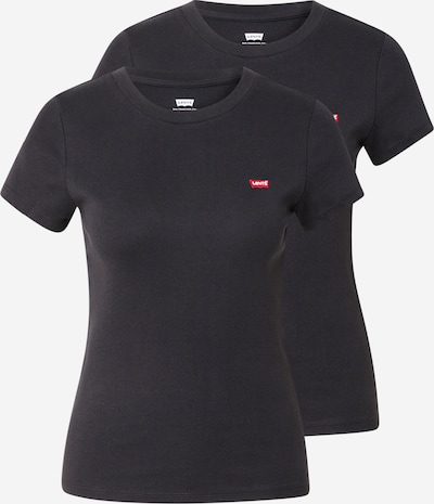 LEVI'S ® Majica 'Essential Tee (2-Pack)' u crvena / crna / bijela, Pregled proizvoda